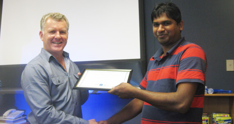 Nilesh Kumar – 3 years Long Service