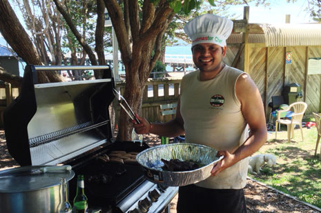 Operations Manager Dan Sharma was the ‘Christmas’ter Chef
