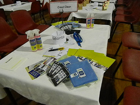 One of CrestClean’s special sponsored tables at Hampden Street School’s annual Quiz Night fundraiser. 