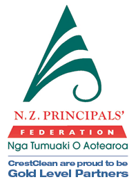 CrestClean has increased its annual sponsorship of the New Zealand Principals' Federation from Bronze to Gold Partner