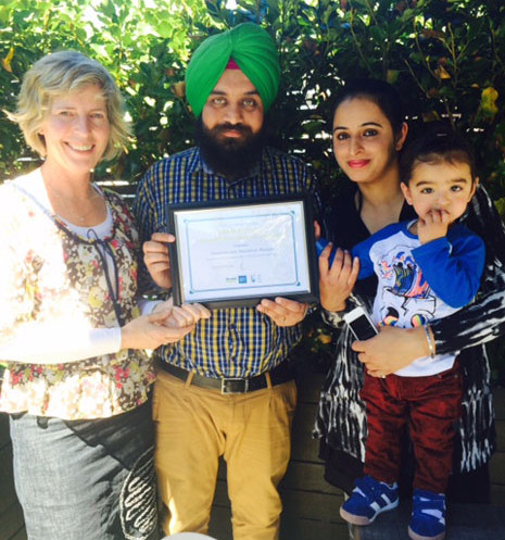 Harpreet and Amandeep Bhangu are an ambitious young family.