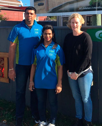 Hutt Valley CrestClean franchisee team Nitin Prasad and Saleshni Lai received praise from the supervisor of Nga Tamariki Early Childhood Centre Sharee Ormond.
