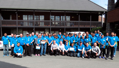 Rotorua, Taupo and Whakatane franchisees enjoyed the team meeting.