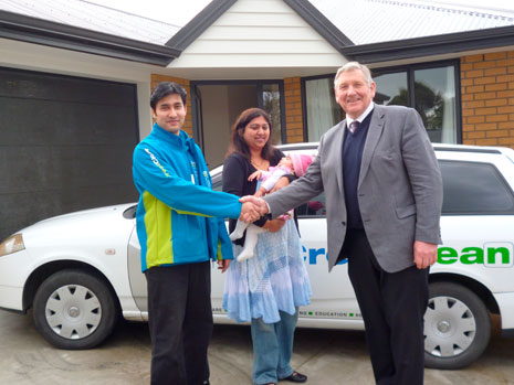 Ashneer and Durgeshni Datt were welcomed to Invercargill by local MP Eric Roy after they relocated from Auckland under Crest’s Move to the Regions Programme.