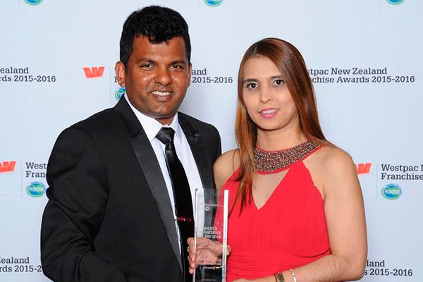 CrestClean South and East Auckland Regional Managers Viky and Nileshna Narayan won the 2015/2016 Master Franchisee of the Year at the Westpac New Zealand Franchise Awards.
