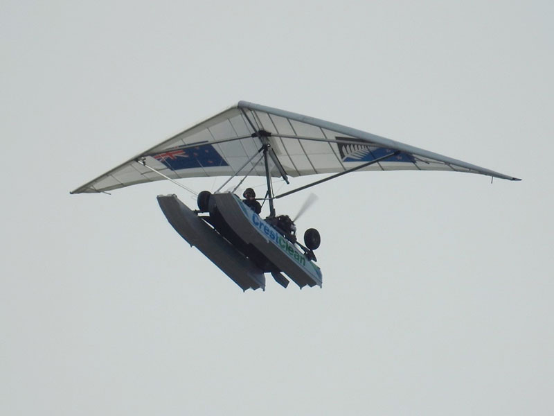 These photographs of the CrestClean Amphibious Microlight were captured by franchisee Nancy Nandan.