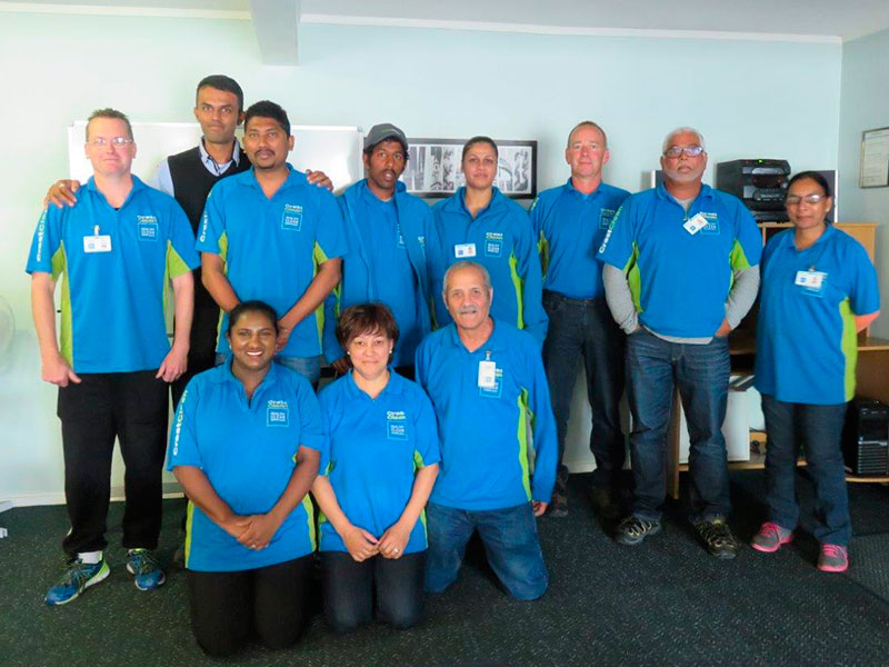 Whangarei Regional Manager Neil Kumar with his team of franchisees.