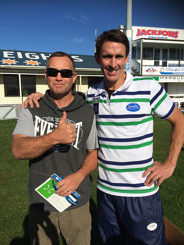 South Canterbury Regional Manager Robert Glenie enjoyed the coaching session that was run by John Leslie.