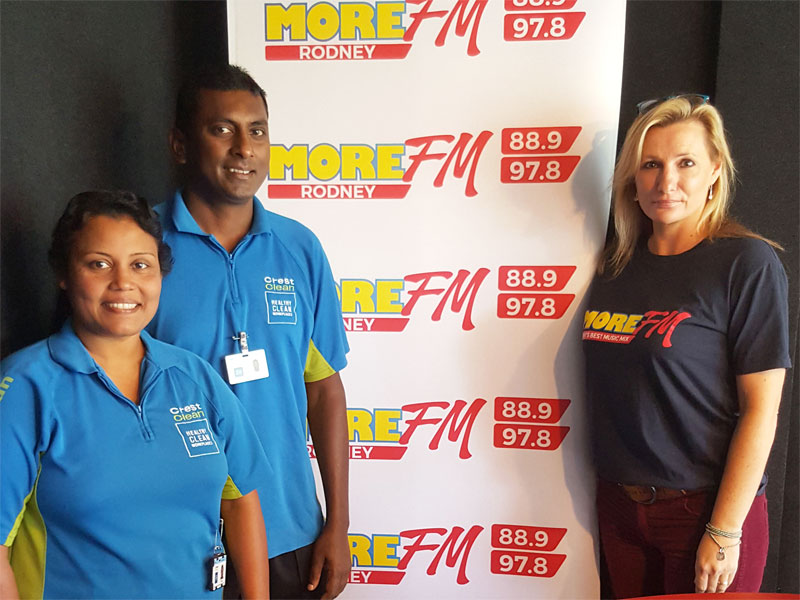 Naresh and Radhna Mani have made a big impression with Anna McGovern at MediaWorks.
