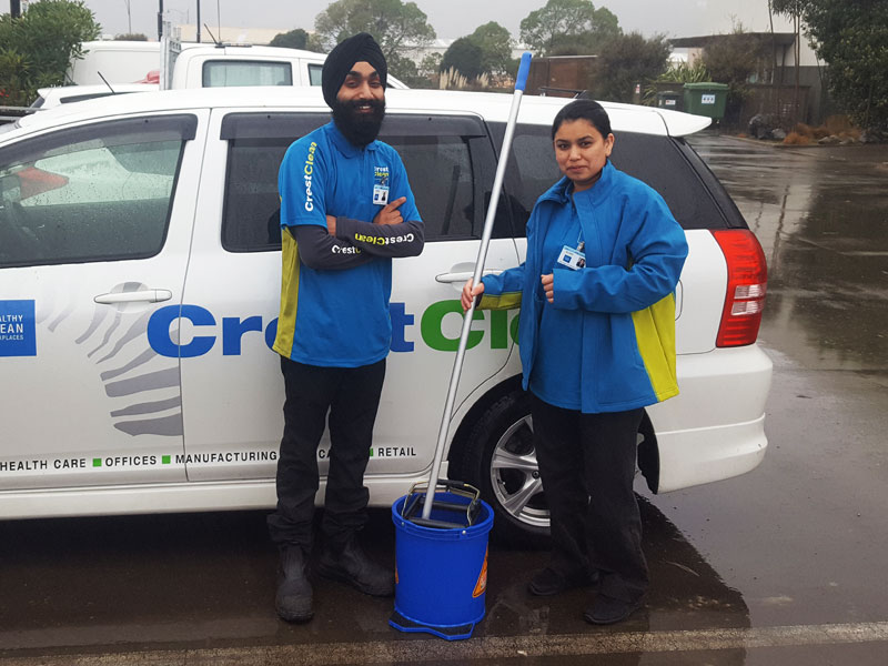 Rain or shine, Hardeep Singh and Navdeep Kaur get the job done!