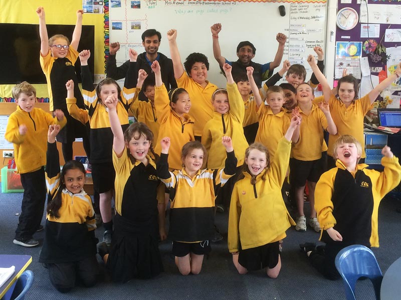 Franchisees Niraj and Kirti Patel work at the school and enjoy being part of the team.