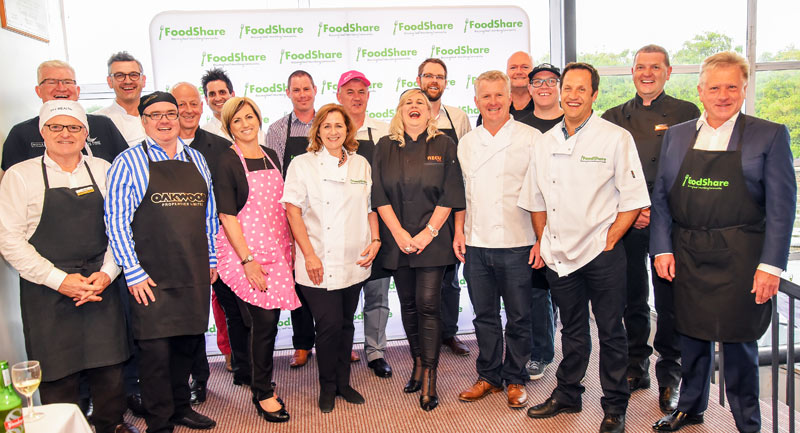 Chefs and their assistants all set for the big CookOff.