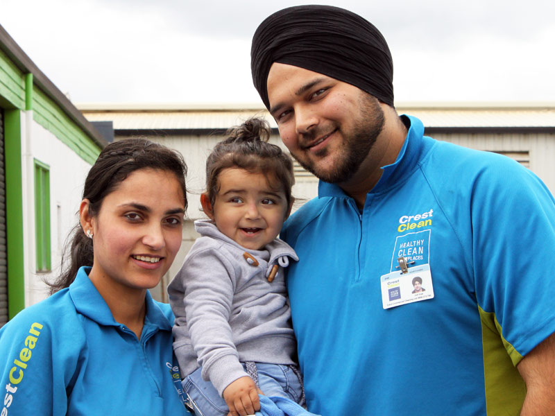 Being a franchisee gives Dimple and Joe Singh plenty of time for their daughter Avleen. 