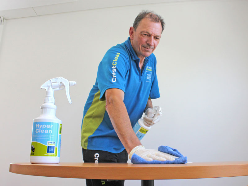 HyperClean is a highly-effective cleaner that neutralises germs in a single step.